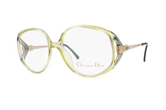 Christian dior mod. 2394 vintage big round oval e… - image 1