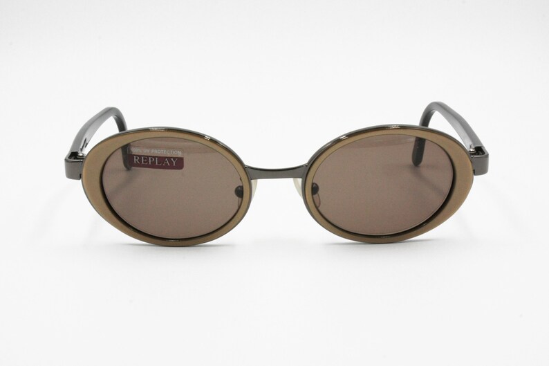 Replay Gray Metal Sunglasses main image 0