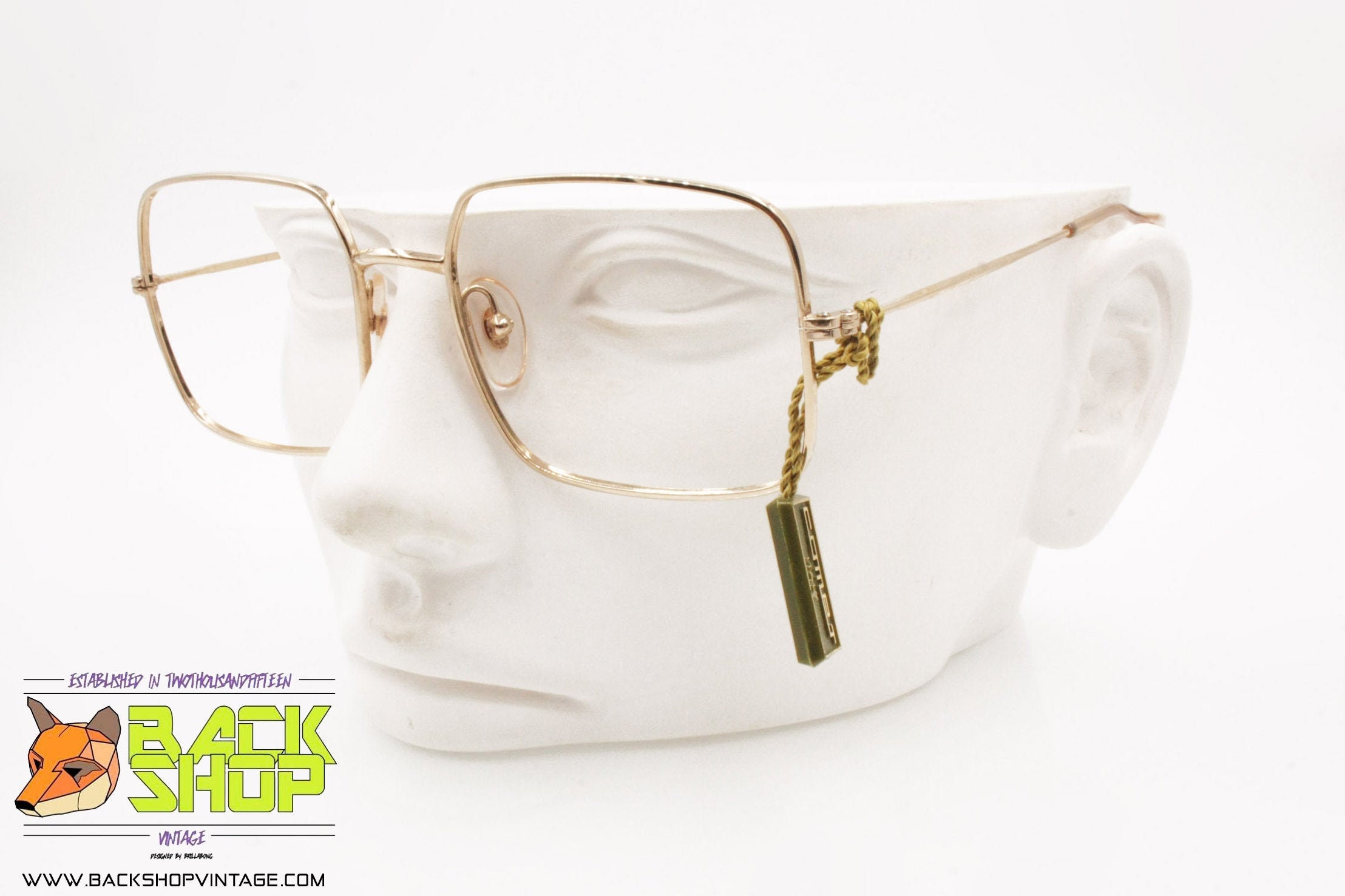 COMET Mod. ARRONE Vintage Eyeglass/sunglasses Frame 18K Gold - Etsy
