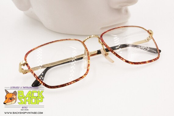 BLUEYES mod. 45V Vintage eyeglass frame, red safa… - image 4