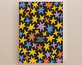 Every Star Shines a Little Differently Greeting Card