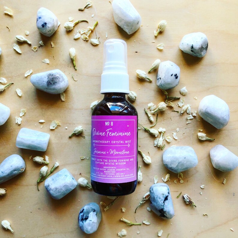 Divine Feminine Aromatherapy Spray Moonstone Jasmine Room Etsy