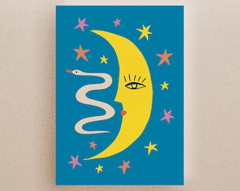 Nocturnal Greeting Card