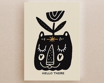 Hello There Greeting Card