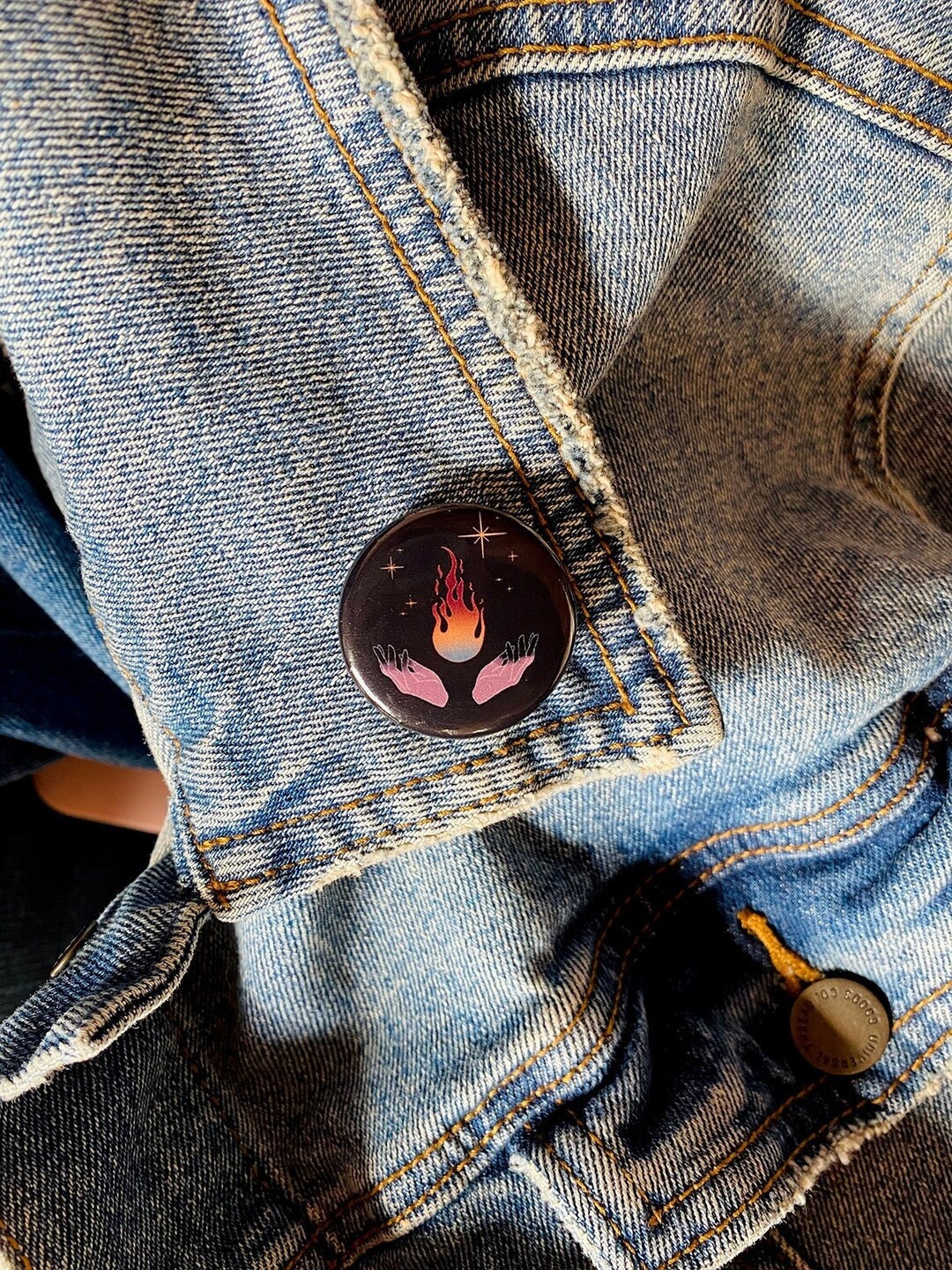 Alchemy Celestial Button Mystic Button Accessory, Witchy Gift, Magical ...