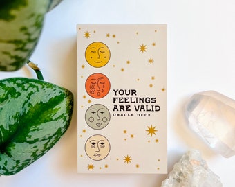 Your Feelings are Valid Oracle Deck | Mental Health Oracle, Mood Deck, Tarot, Oracle, Witch Deck, Mental Health, Therapy Oracle