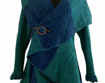 womens wrap around sweaters