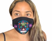 Sugar skull face mask