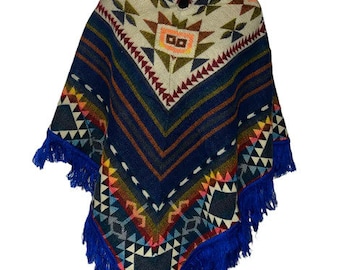 Casual Poncho Alpaca Wool