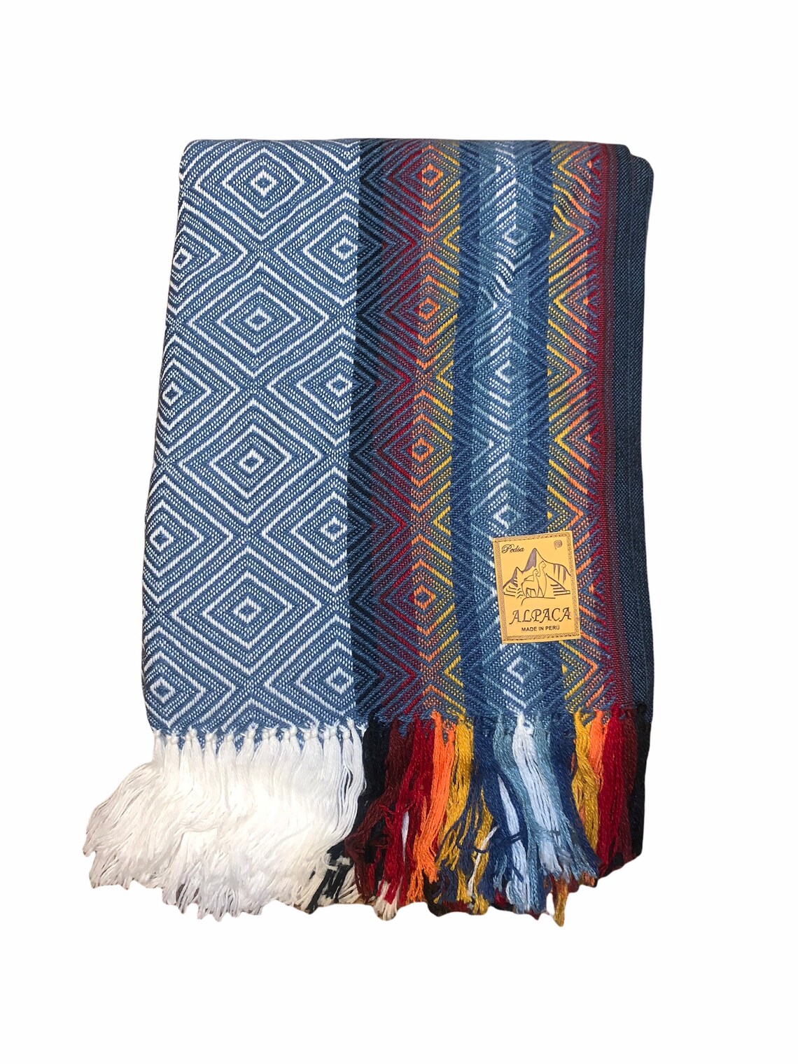 Coco Throw/blanket. Alpaca Wool and Cotton Blend. 73 L X 50 Etsy