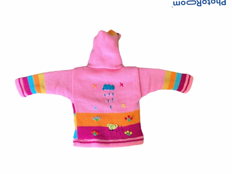Fleece lined Happy sweaters children image 9