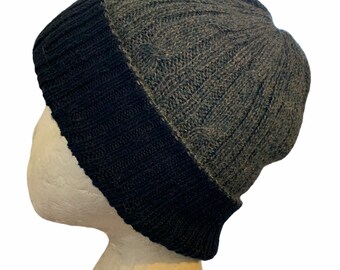 Fine quality Alpaca wool reversible hat