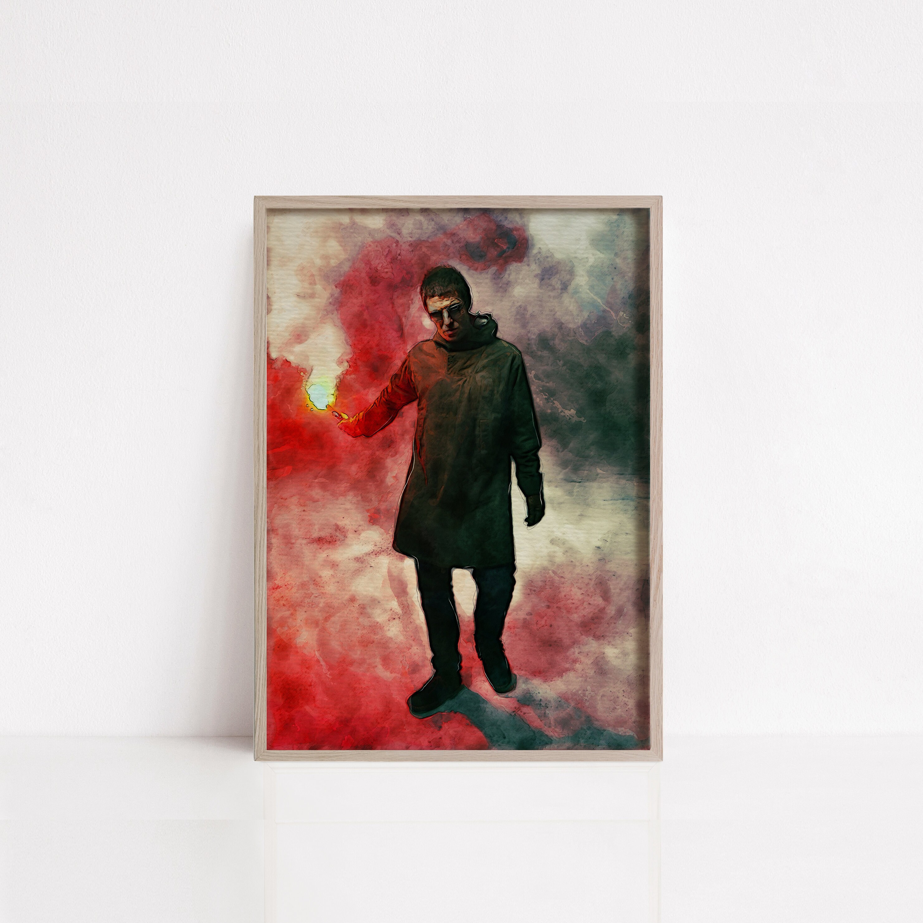 Liam Gallagher As You Were (#6) watercolour prints, available as A3, …