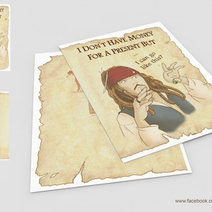 Pirates inspired Birthday Card
