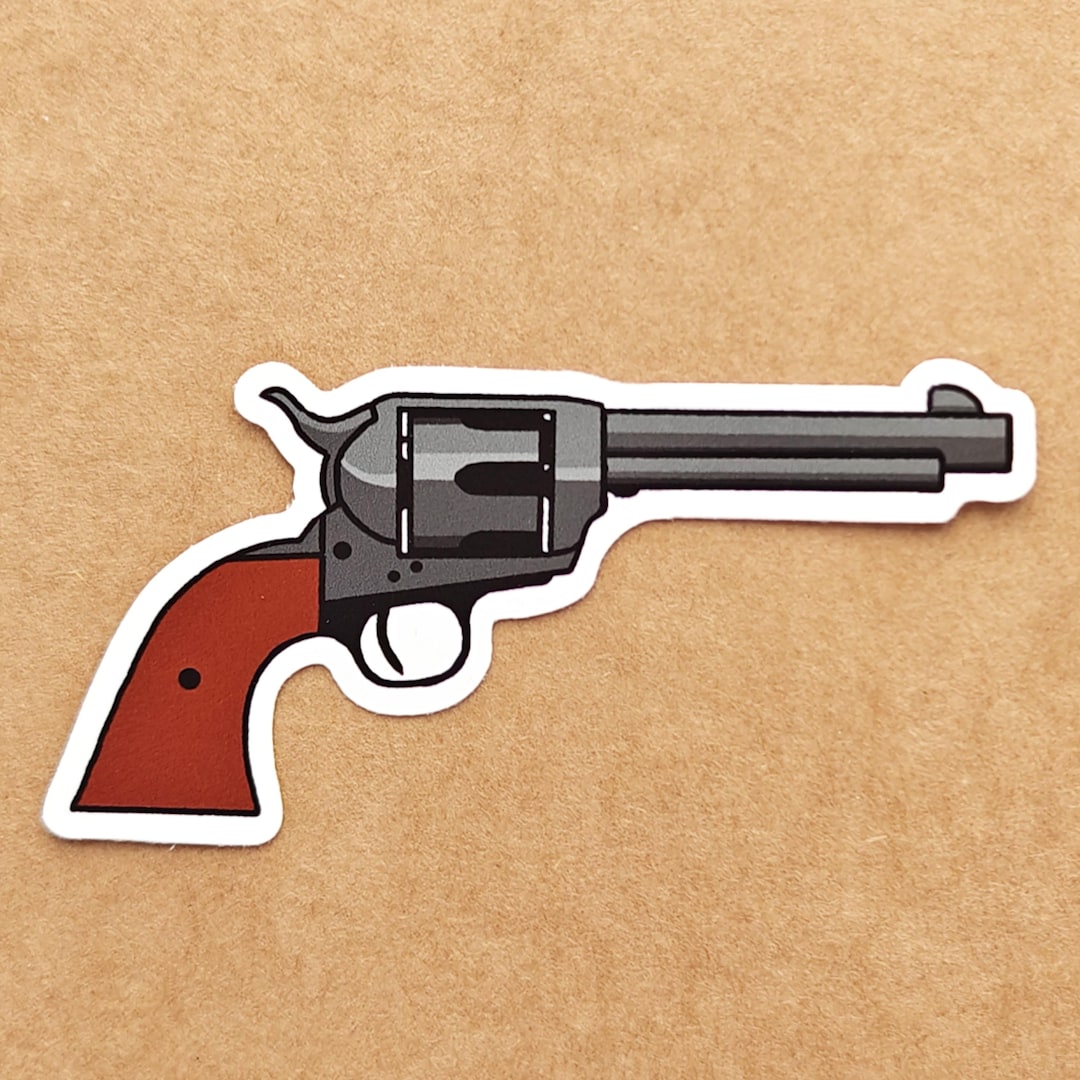 Colt Revolver Sticker Colt Revolver Sticker, Peacemaker, Western, Red Dead Redemption, RDR2 ...