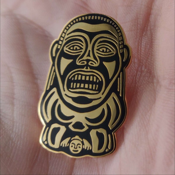 Indiana Jones Raiders of the Lost Ark Fertility Idol hard enamel pin