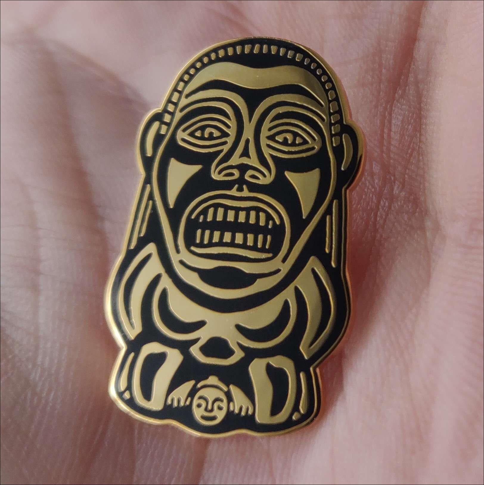 Indiana Jones Fertility Idol Pin: Raiders of The Lost Ark Hard Enamel Pin