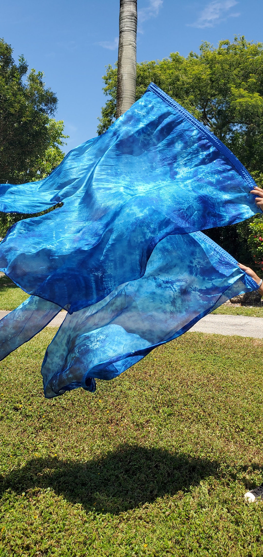 Beautiful Flexible Silk Worship Flag Set Etsy