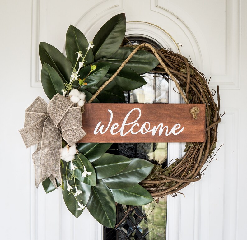 Custom wood sign to add to wreath sign for wreath custom Etsy