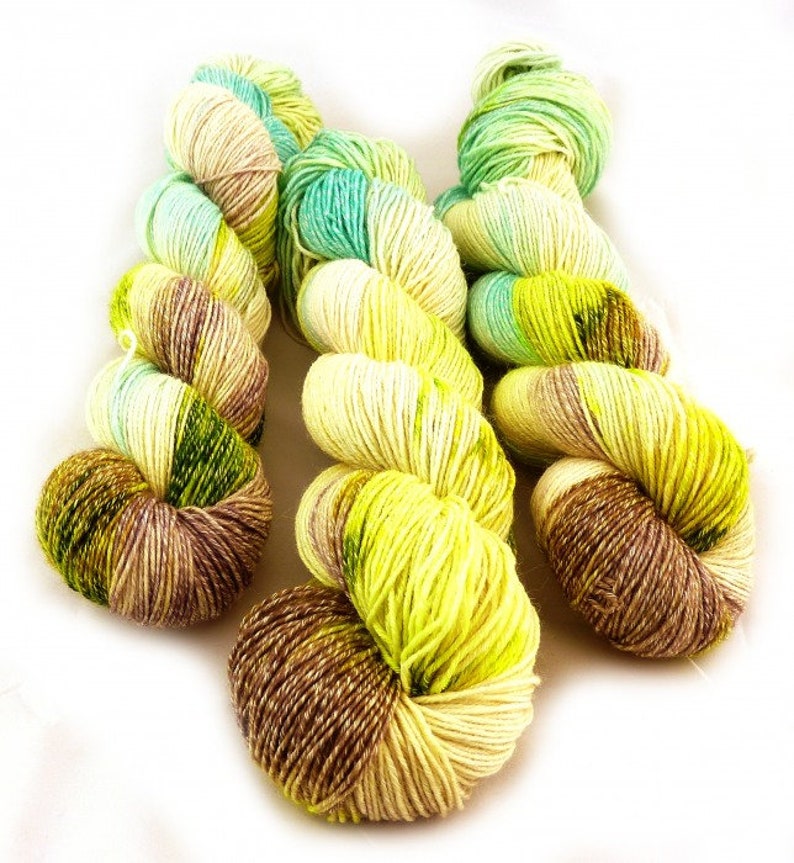 Antoine handdyed Sockyarn with cotton