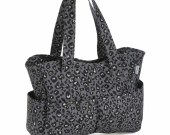 Knitted handbag "Leopard"