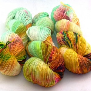 GP:189EUR/kg Sock yarn with glitter &quot;Foxbees&quot;