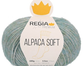 GP:189EUR/kg REGIA PREMIUM Alpaca Soft "062" mint-meliert