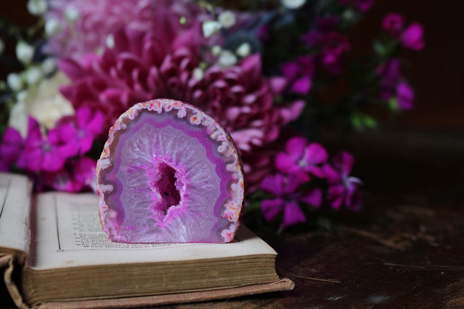 Pink Small Agate Geode 100g, Small Geode, Raw Agate, Agate ...