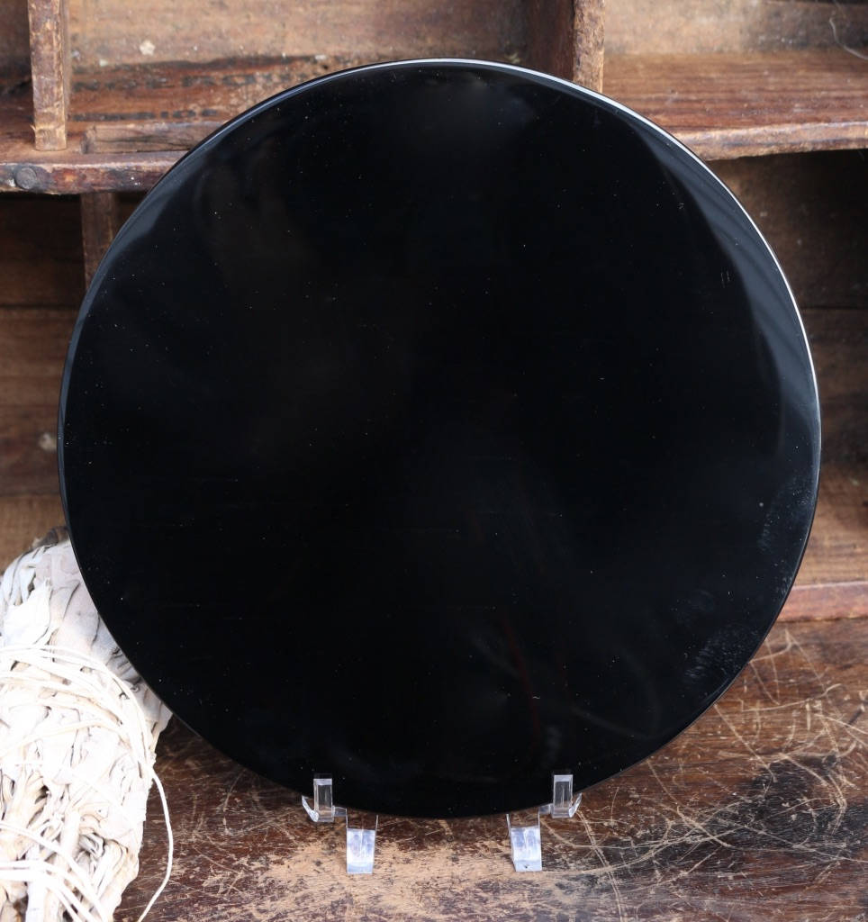 black obsidian scrying mirror black obsidian scrying mirror