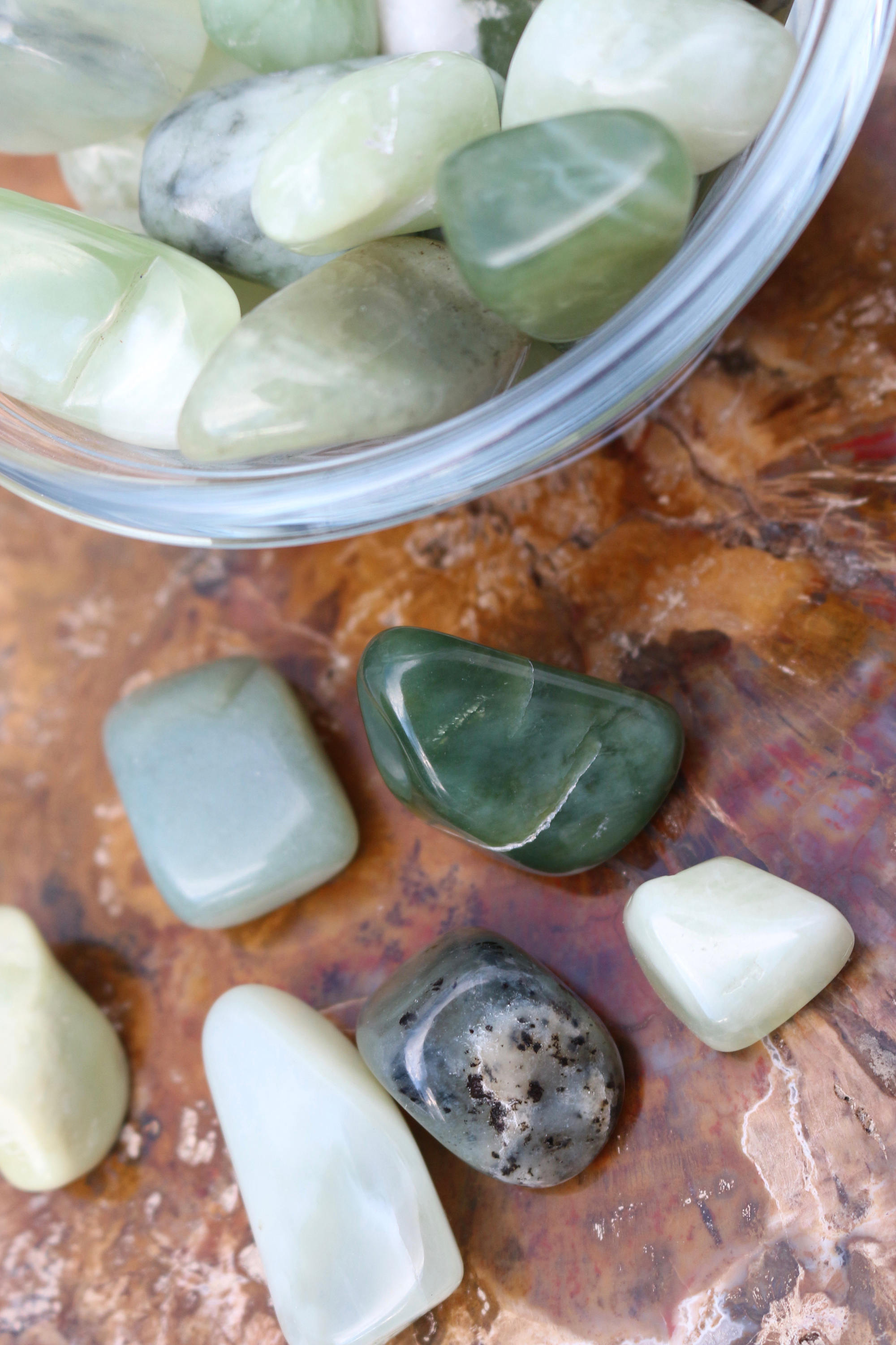 Set of 2 Jade Stones