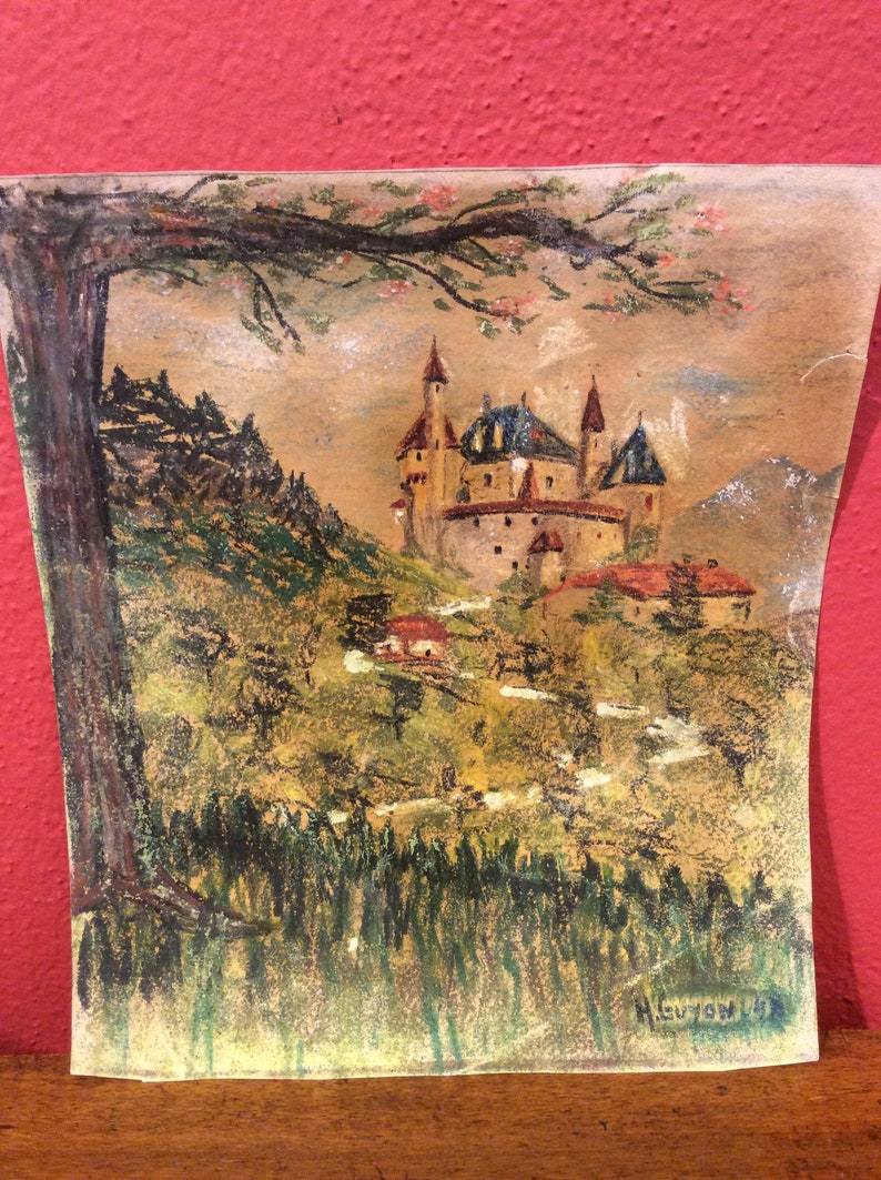 Drawing Fairy Tale Castle