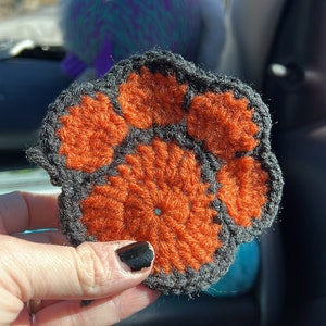 Paw Print Coaster Pattern