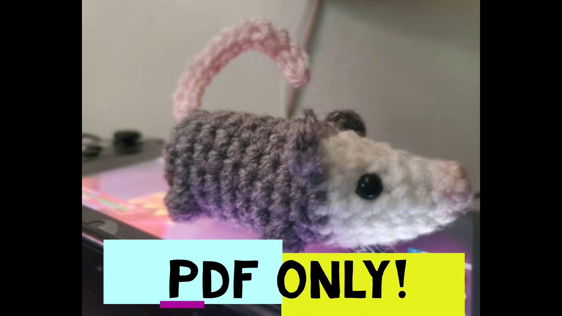 30 Opossum Crochet Patterns for Cute, Quirky Amigurumi Projects 4 Tiny Opossum Crochet Pattern
