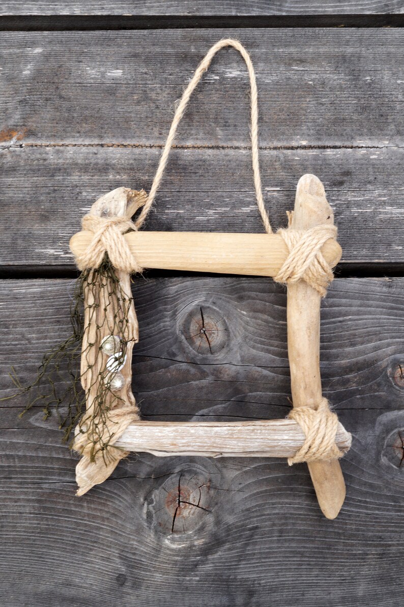 Driftwood Frame Driftwood Wall Art Wall Hanging Rustic Decor Etsy