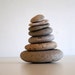 Beach Stone Sculpture Meditation Stones 7 Balancing Stones Home Decor Natural stones from the Baltic Sea beach Craft Pebbles 9 cm - 3 cm