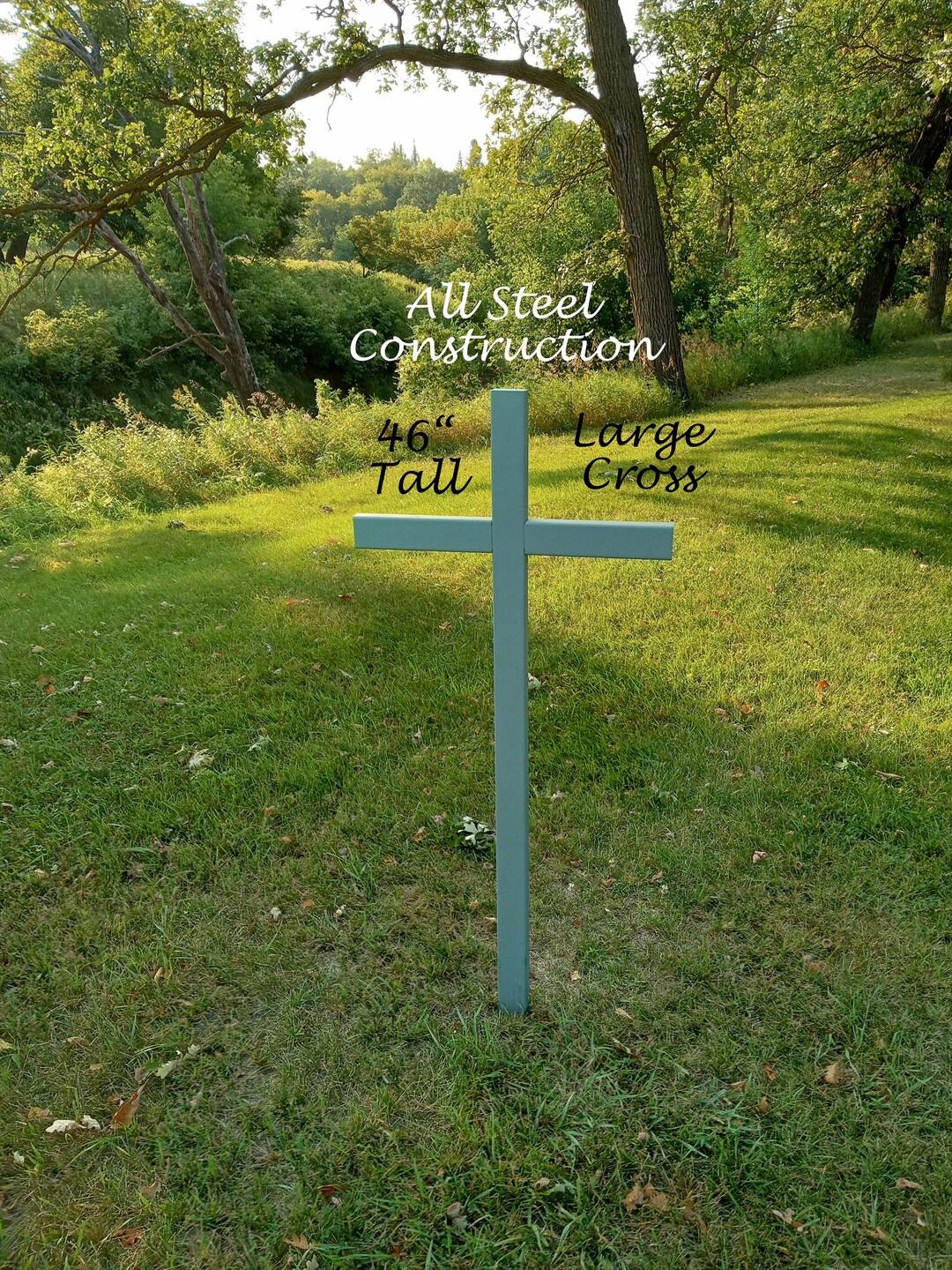 46x20 STEEL LARGE DISPLAY Roadside Cross// - Etsy