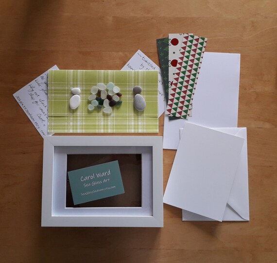 DIY Sea Glass Craft Kit Make Your Own Sea Glass Art Seaham Etsy