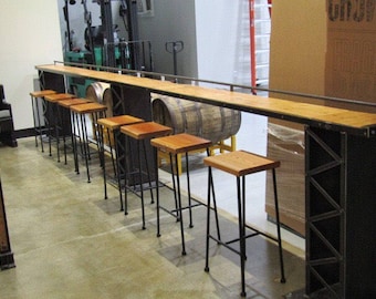 Custom Industrial Bar: Brewery Restaurant Office Furniture