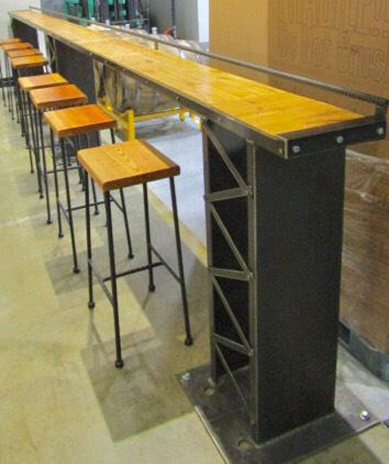 Custom Bar restaurant furniture Brewery bars Office Etsy