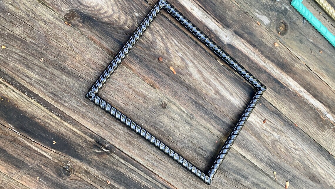 Custom Rebar Frame Etsy