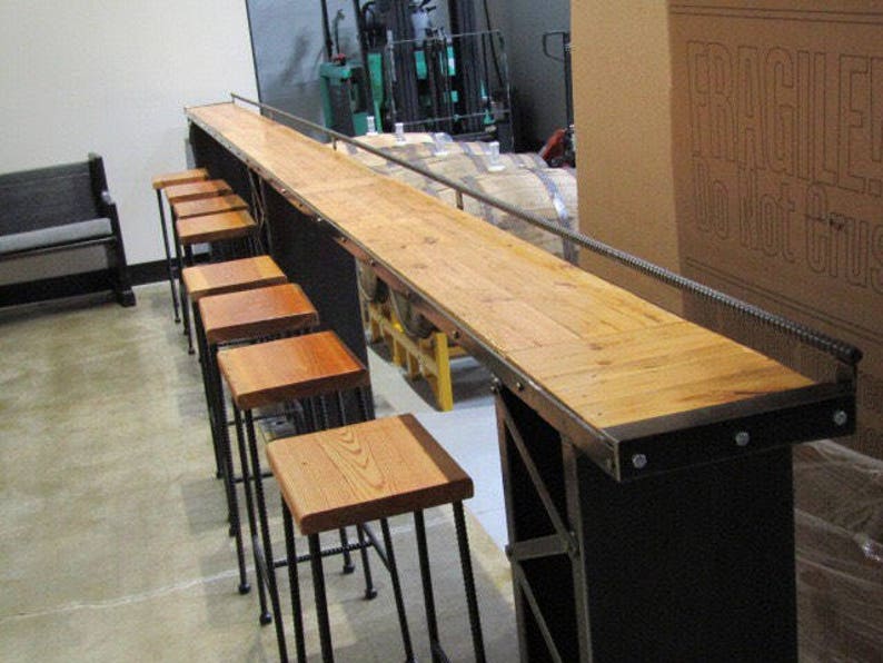Custom Bar restaurant furniture Brewery bars Office Etsy