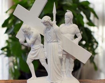 5th Station of the Cross - 3D-Printed Statue