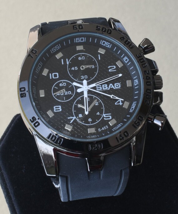 all black mens sport watches