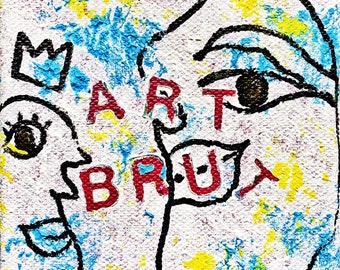 Art Brut Tiny Painting