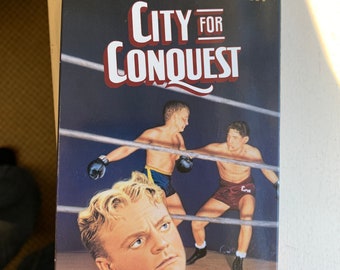 James Cagney in City for Conquest//VHS//Vintage Movies//VCR Compatible