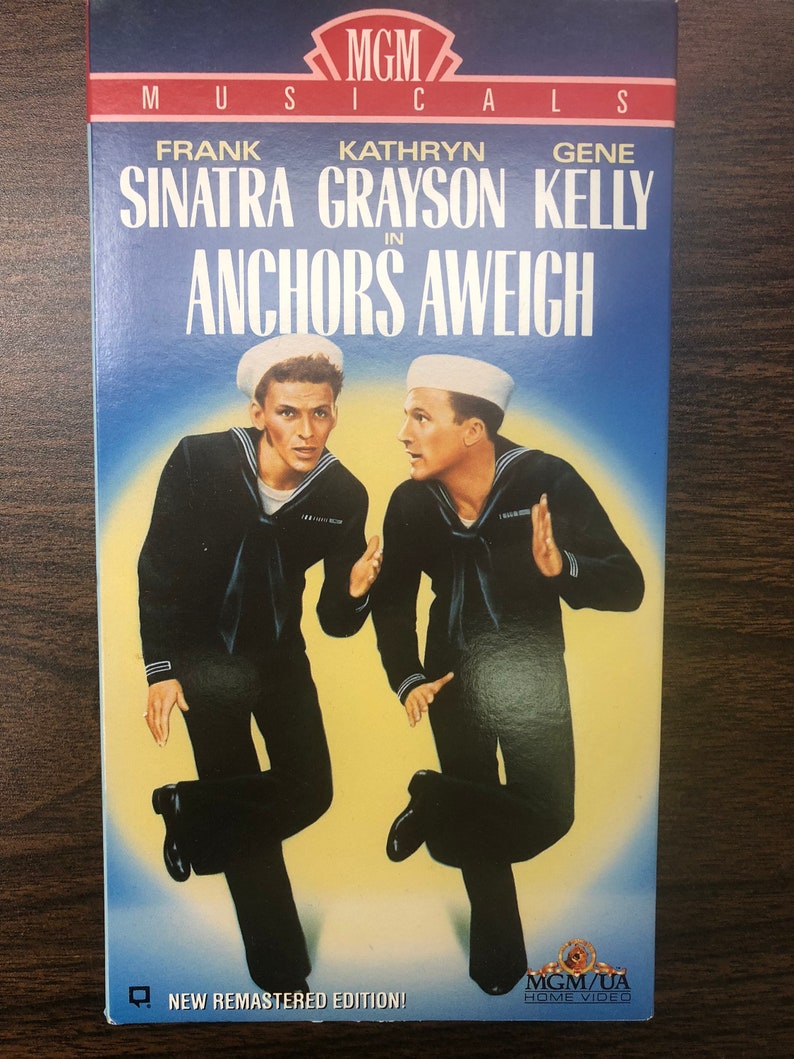Anchors Aweigh//vhs//vintage Movies//gene Kelly//frank Sinatra Etsy