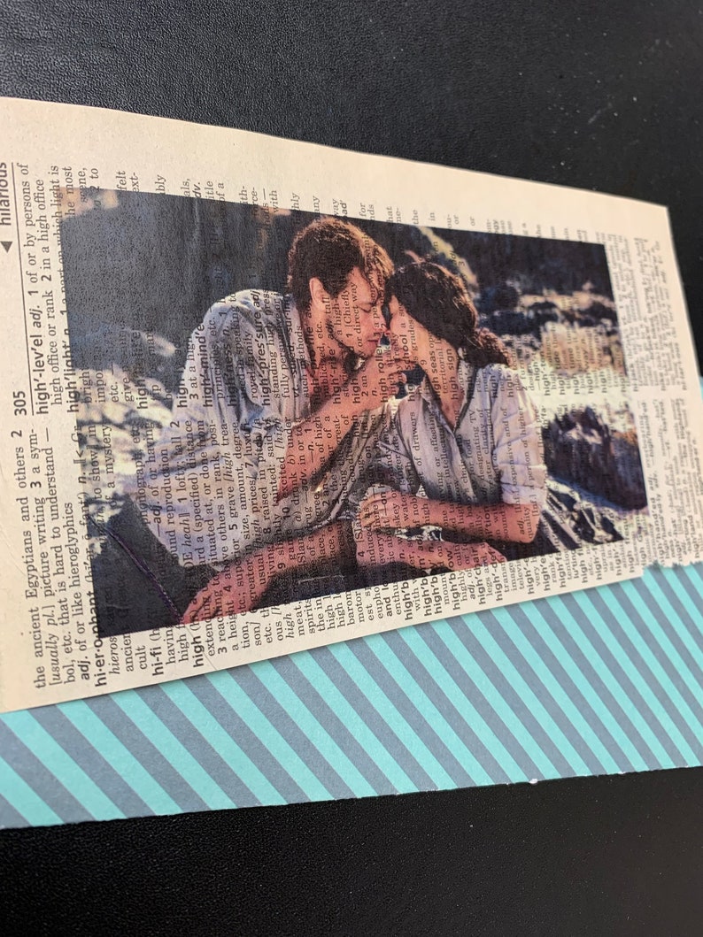 Outlander Print on Upcycled Dictionary Paper//Celtic Knot //Quote Bookmark image 2