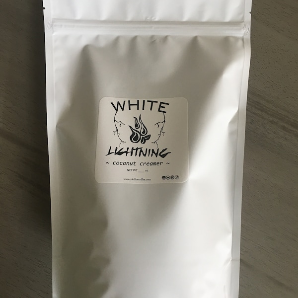 Coconut Coffee Creamer - White Lightning - Non-Dairy Superfood