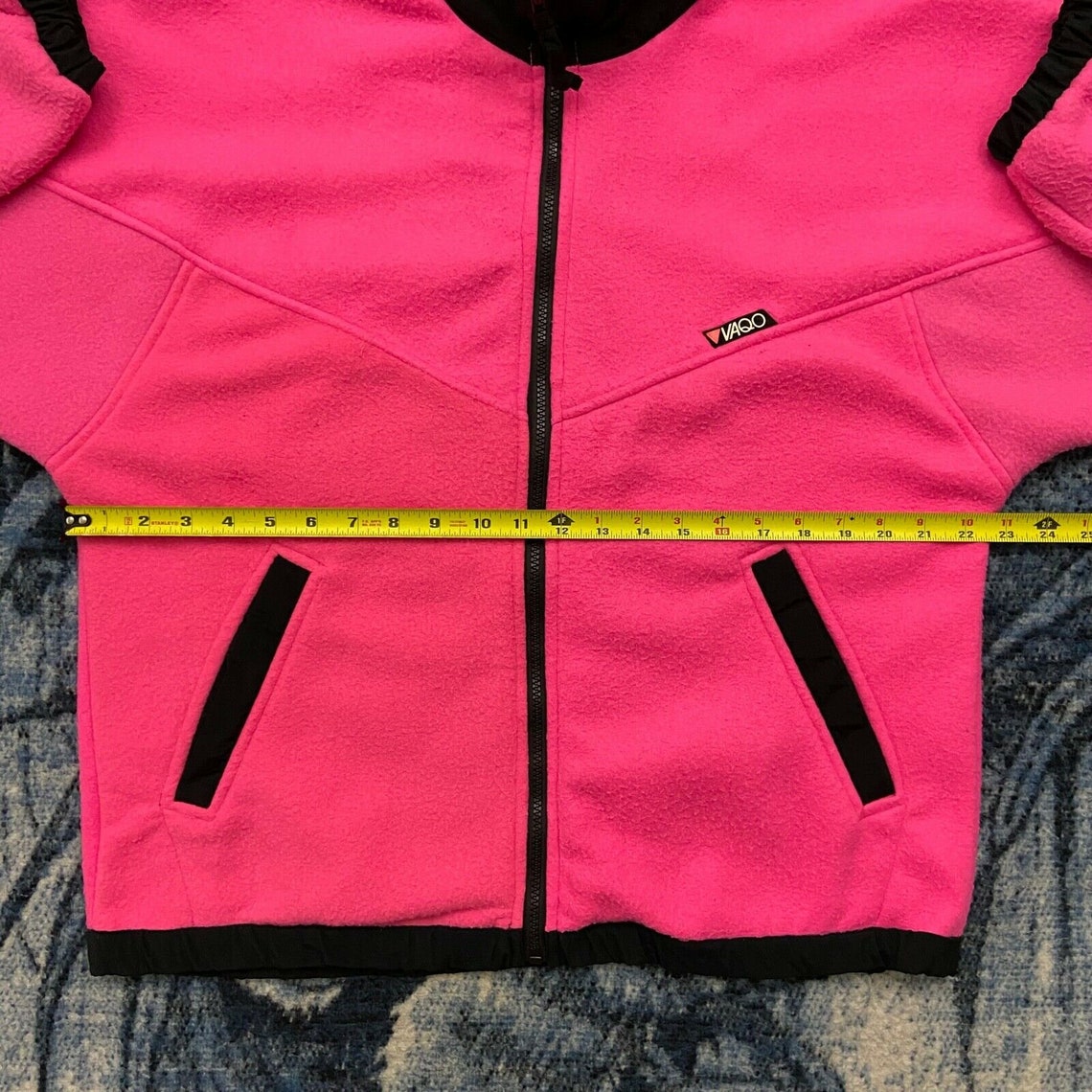 Vintage Fleece Jacket Full Zip Hot Pink 80s 90s Womens Large - Etsy