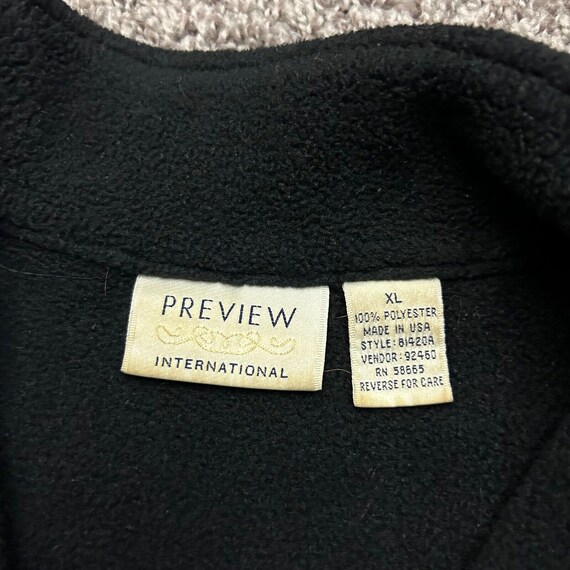 Vintage Fleece Vest Full Zip Jacket 80s 90s Soft … - image 2